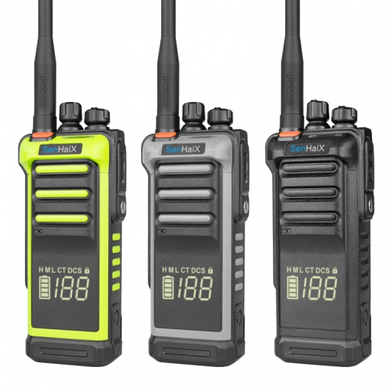 10w Talkie Walkie Longue Portee Radio Portable UHF Walkie Talkie